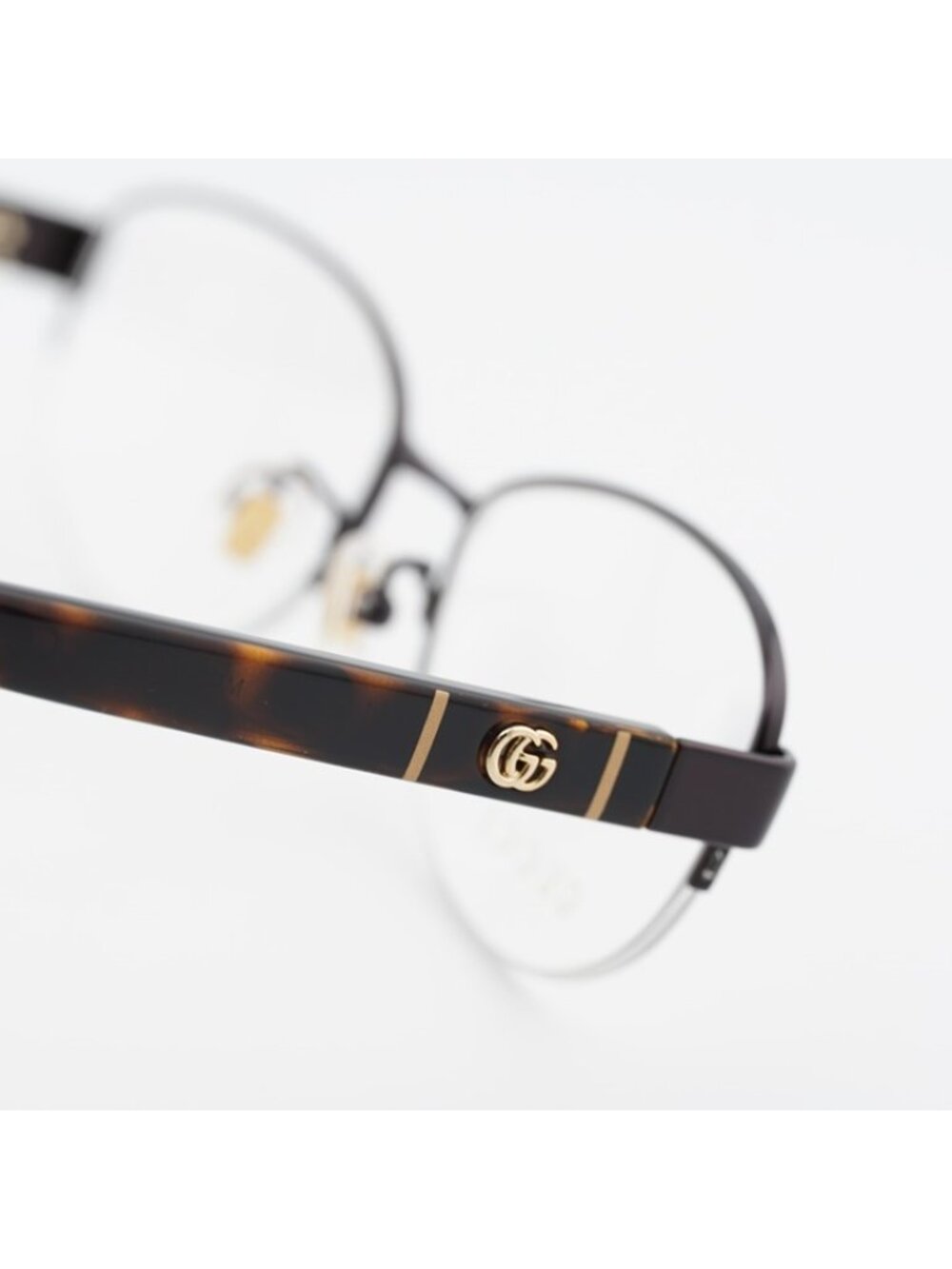 Gucci GG0859OJ 002 Eyeglasses Brown / Havana 53mm Oval Frame - Picture 9 of 11